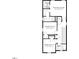 Second floor floorplan features three bedrooms, two bathrooms, a walk-in closet, and a laundry room at 346 Cottage Hill Way, Raleigh, NC 27604