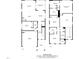 Detailed floor plan showcasing the layout of this 2-story home with dimensions at 348 Golf Vista Trl, Holly Springs, NC 27540
