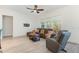 Cozy living room featuring modern furniture, natural light, and an inviting atmosphere at 362 Warm Wind Dr, Clayton, NC 27527