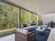 Back porch featuring an outdoor seating area, great for relaxing and enjoying the views of the yard at 362 Warm Wind Dr, Clayton, NC 27527