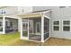 A detailed shot of the home's screened in porch at 380 Garden Vine Trl, Raleigh, NC 27610