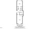 Second floor featuring a bedroom, hall, bathroom, and room layout in black and white at 5045 Homeplace Dr, Apex, NC 27539