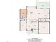 Detailed floor plan showcasing layout with dimensions for rooms including the kitchen, living area, and bedrooms at 508 White Oak Branch Ln, Apex, NC 27523