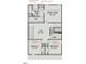 Second floor floor plan including the owner's suite, loft, bedrooms, and laundry at 51 Commons Cir, Clayton, NC 27520
