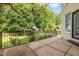 Lovely backyard with a well-maintained lawn, mature trees, and a playset at 5102 Highcroft Dr, Cary, NC 27519