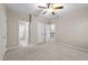 Spacious bedroom with ensuite bath and closet access at 5644 Wade Park Blvd, Raleigh, NC 27607