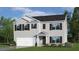 Charming two-story home with white siding, black shutters, and a well-manicured lawn at 7475 Michelle Rd, Rocky Mount, NC 27803