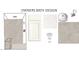 The owner's bathroom design featuring tile shower, vanity, toilet, counter, and sink selections for a luxurious space at 751 Parc Townes Dr # 32, Wendell, NC 27591