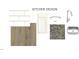 Kitchen design featuring neutral tile, light wood flooring, and stainless steel fixtures at 751 Parc Townes Dr # 32, Wendell, NC 27591