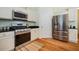 This spacious kitchen comes complete with stainless appliances and plenty of cabinet storage at 815 Solitude Pt, Chapel Hill, NC 27516