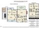 Layout of the home featuring 3 bedrooms, screened patio, living, dining, Gathering rooms and carport at 1000 Winona Rd, Raleigh, NC 27609