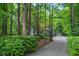Charming home featuring a long gravel driveway surrounded by lush greenery and tall trees at 10816 Bent Branch Dr, Raleigh, NC 27603
