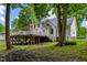 Expansive backyard featuring a large deck, perfect for outdoor entertaining and relaxation at 119 Valleycastle Ct, Clayton, NC 27520