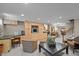 Finished basement with built-in cabinets, desk space, and comfortable seating area at 1217 Aycock Ave, Burlington, NC 27215