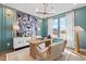 Sophisticated home office featuring stylish furnishings, elegant decor, and ample natural light at 147 Sugar Pine Drive, Franklinton, NC 27525