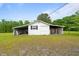 Exterior shot of outbuilding on green lawn with sky in the background at 1517 Hodges Chapel Rd, Benson, NC 27504