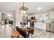 Spacious eat-in kitchen with stainless appliances and views to the living room at 1969 Bowles Ave, Creedmoor, NC 27522