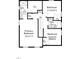 Second floor plan displays the main bedroom and additional bedrooms at 21 Diploma Dr, Clayton, NC 27520