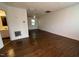 Spacious living room featuring hardwood floors and a view into the bathroom and additional rooms at 2146 Charles St # 12, Durham, NC 27707