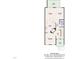 Detailed floor plan showcasing kitchen, dining, living areas, and balcony, providing a comprehensive layout overview at 231 Grindstone Dr, Apex, NC 27502