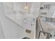 Bright entryway features a chandelier, stairway and white front door with side lights at 309 Penn Oak Cir, Raleigh, NC 27615