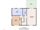 Lower level floor plan featuring a laundry room, bedroom, bathroom, and recreation room layout at 309 Penn Oak Cir, Raleigh, NC 27615