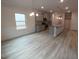 Kitchen with gray cabinets, granite counters, recessed lights, and stainless appliances at 315 New Twin Branch Ct, Smithfield, NC 27577