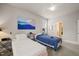 Bedroom with two beds and light neutral walls and carpet at 320 Trout Valley Rd, Wake Forest, NC 27587