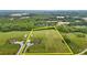 Sprawling acreage showcases a stunning residence with multiple garages in a lush, green setting surrounded by trees at 3465 Covington Trl, Mebane, NC 27302