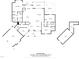 Detailed floor plan displays layout with dimensions of the home including bedrooms, living spaces, kitchen, and garage at 3465 Covington Trl, Mebane, NC 27302