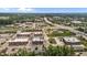 Aerial view showcasing the proximity of neighborhood retail and business to residential areas at 4003 Jockey Club Cir, Cary, NC 27519