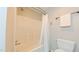 Bathroom with shower and toilet at 41 Maple Cir, Pittsboro, NC 27312