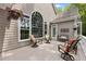 Spacious back deck with large windows and comfortable seating, providing a perfect spot for outdoor gatherings and relaxation at 1009 Bearglades Ln, Raleigh, NC 27615