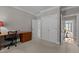 Bonus room features desk and natural light at 1009 Bearglades Ln, Raleigh, NC 27615