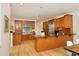 Spacious kitchen with stainless steel appliances, custom cabinetry, and a large center island at 107 Silo Dr, Chapel Hill, NC 27514