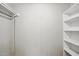 Large walk-in closet with hanging racks and shelving at 1392 L Cooper Rd, Cameron, NC 28326