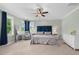 Spacious main bedroom with sitting area and ensuite bathroom at 1423 Tannin Dr, Durham, NC 27713