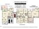 Detailed floor plan of the house layout, including room dimensions and placement at 1458 Wragby Ln, Apex, NC 27502