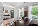 Cozy home office features natural light and an elegant desk at 1458 Wragby Ln, Apex, NC 27502