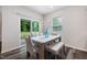 Cozy dining area with a view of the backyard, creating a bright and inviting space for meals at 1512 Arapahoe Ridge Dr, Raleigh, NC 27604