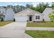 Charming single-story home featuring a garage, well manicured lawn, and easy access to neighborhood sidewalks at 1512 Arapahoe Ridge Dr, Raleigh, NC 27604