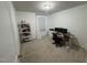 Bright bedroom with neutral walls, carpet, and a window providing natural light at 159 Wood Orchid Ln, Garner, NC 27529