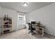 Bright home office featuring a window for natural light and a comfortable workspace at 159 Wood Orchid Ln, Garner, NC 27529