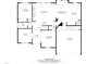 Main floor plan featuring living room, kitchen, breakfast nook, garage, dining room, and office at 19 Arch Oak Ct, Clayton, NC 27527