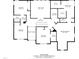 Upstairs floor plan showcasing layout of bedrooms, bathrooms, Gathering room and primary bedroom at 19 Arch Oak Ct, Clayton, NC 27527