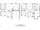Full home floor plans showing both upstairs and downstairs including room dimensions at 19 Arch Oak Ct, Clayton, NC 27527