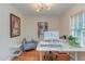 Bright office space with lots of natural light, and built in shelves at 1915 James St, Durham, NC 27707