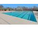 Spacious community pool with multiple lap lanes for swimming at 1928 Shadow Glen Dr, Raleigh, NC 27604