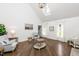 Spacious living area with hardwood floors and ample natural light at 210 Dutchess Dr, Cary, NC 27513