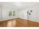 Spacious bedroom with ensuite bathroom and hardwood flooring at 2209 The Circle, Raleigh, NC 27608